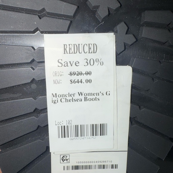 Moncler Women's Sleek Black Ankle Booties - Picture 3 of 4